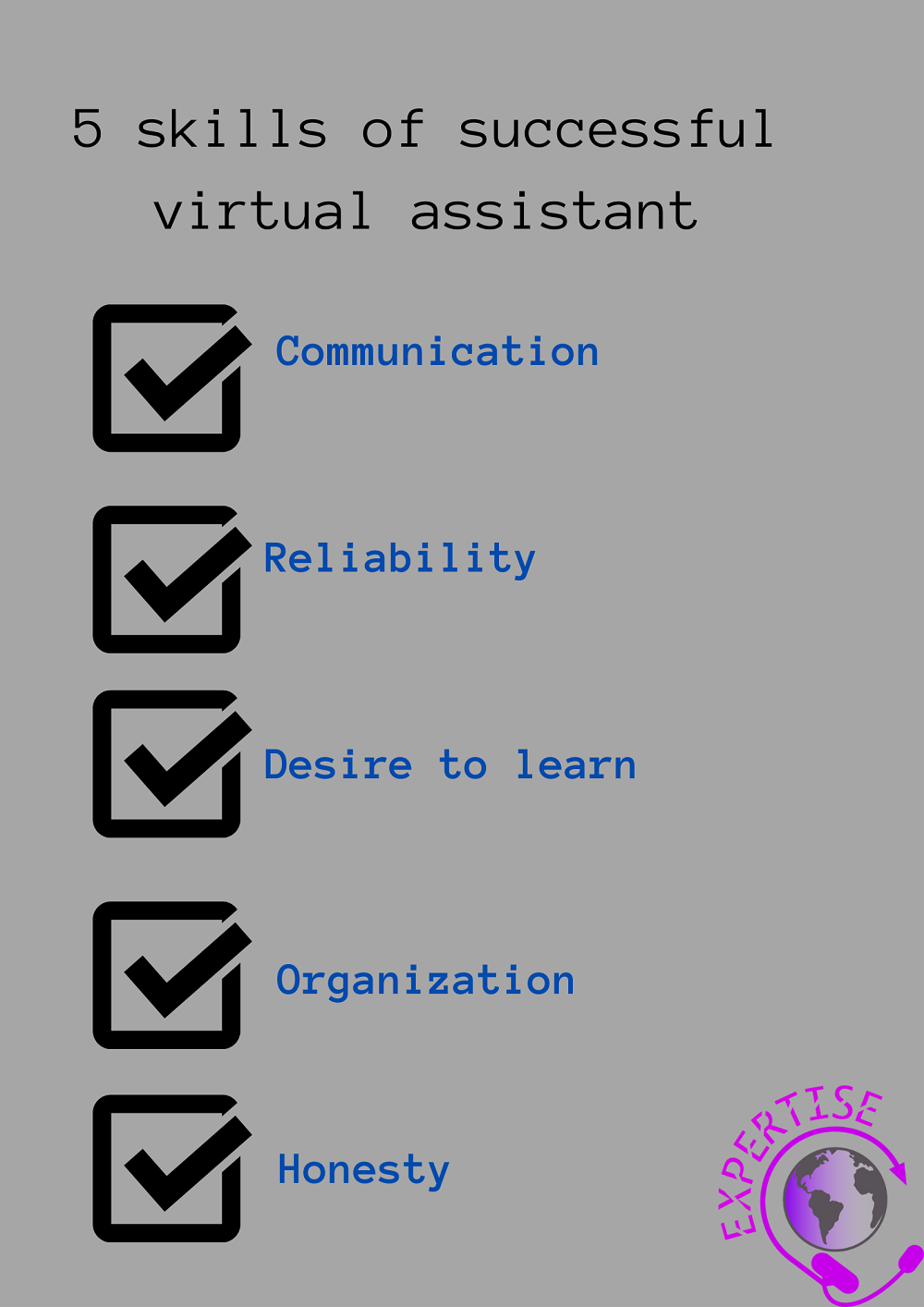Top five virtual assistant skills and qualities | Expertise