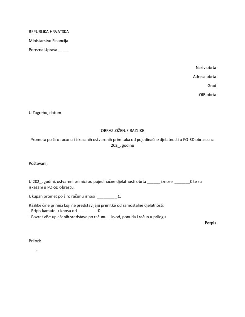 Kako ispuniti PO-SD obrazac? | Expertise